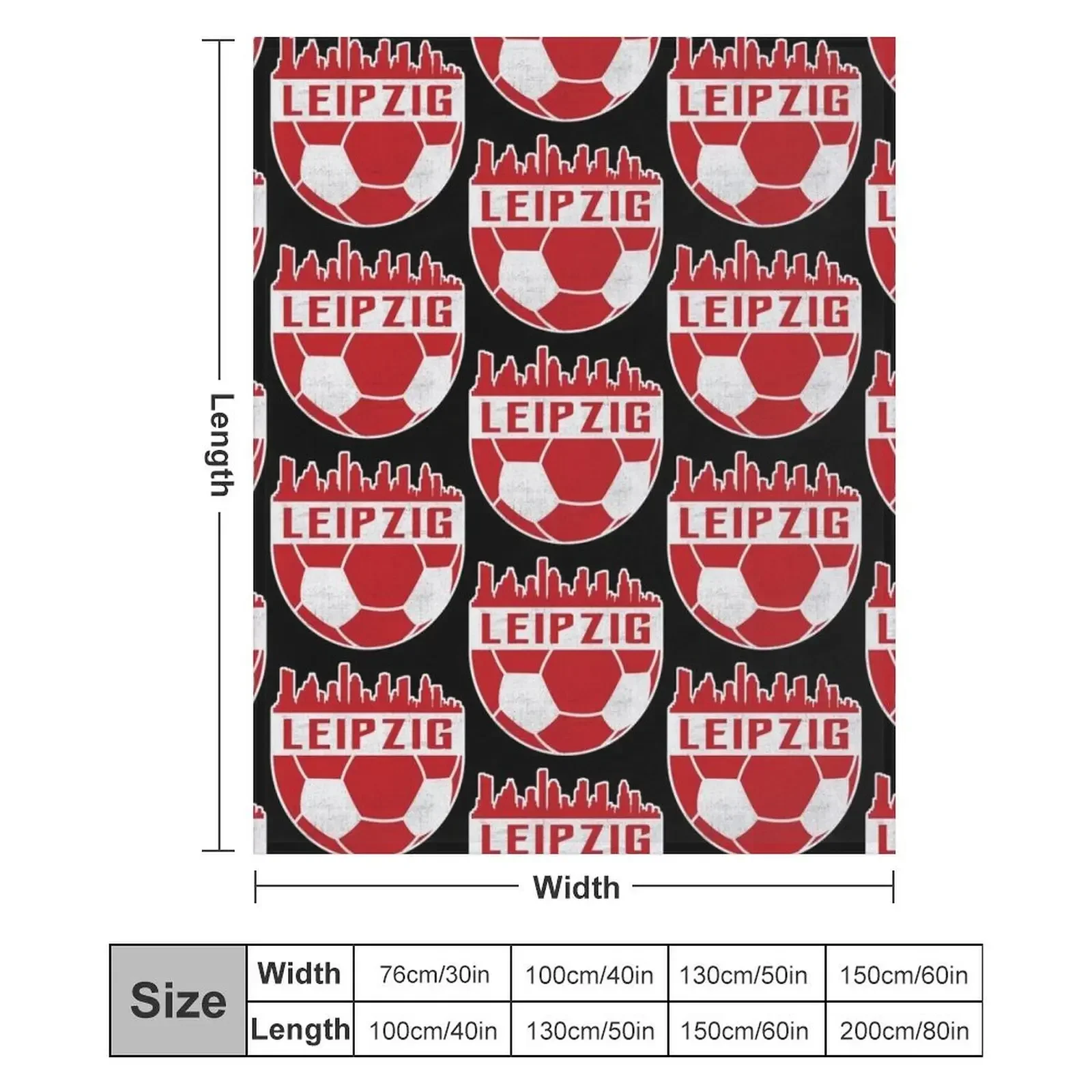 Leipzig Fu?ball Fussball Fu?ballverein Throw Blanket Beach Baby Blankets