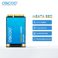 OSCOO MSATA Internal Solid State Drive MSATA Internal SSD 128GB 256GB 512GB 1TB 1.8inch Nvme SATAIII for Laptop TLC Disco Duro
