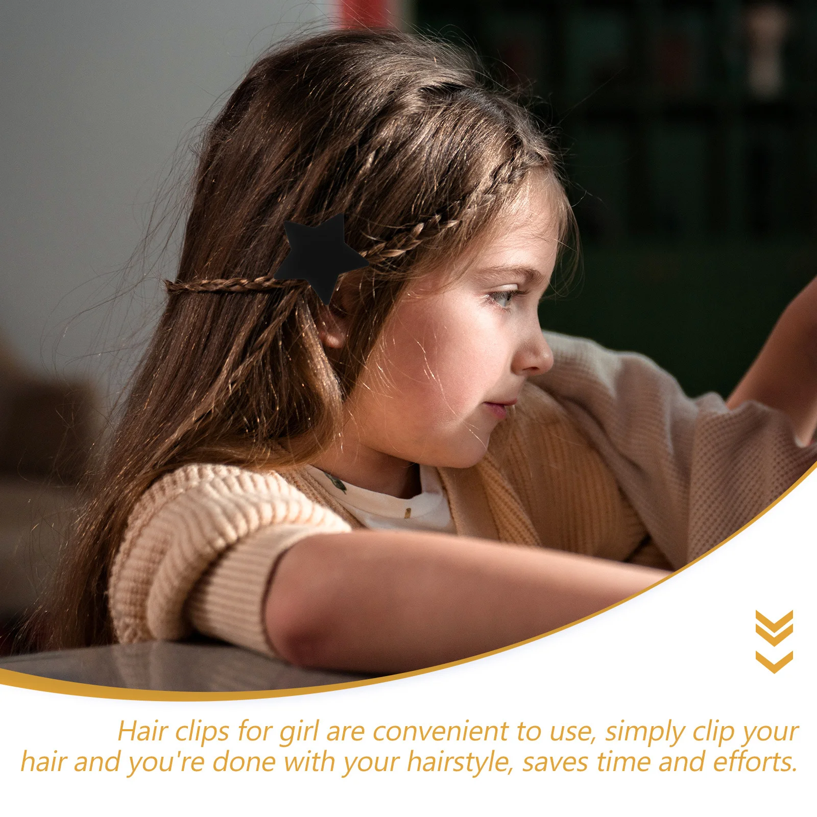 

4 шт., металлические заколки для волос в форме звезды, милые кавайные аксессуары для девочек и женщин, вечерние, домашние, повседневные, маленькие декоративные подарки