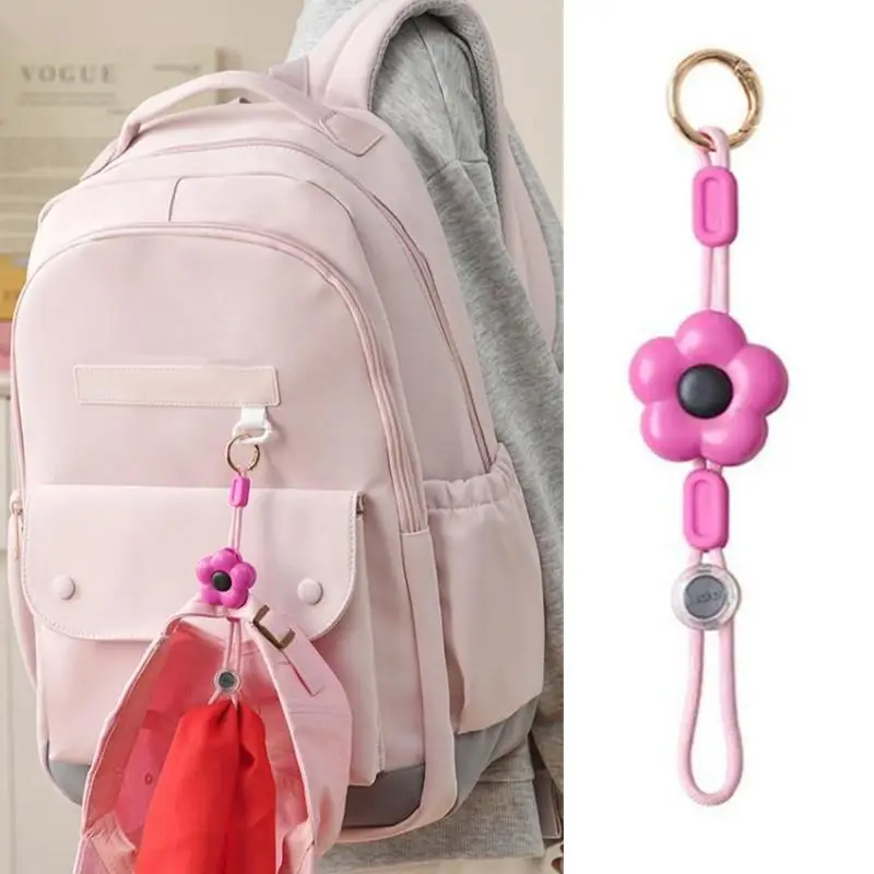 1PCS Portable Flower Shape Cap Clip Anti-Lost Silicone Holder For Backpack Handbag Travel Sun Hat Free-Hand Portable Organizer