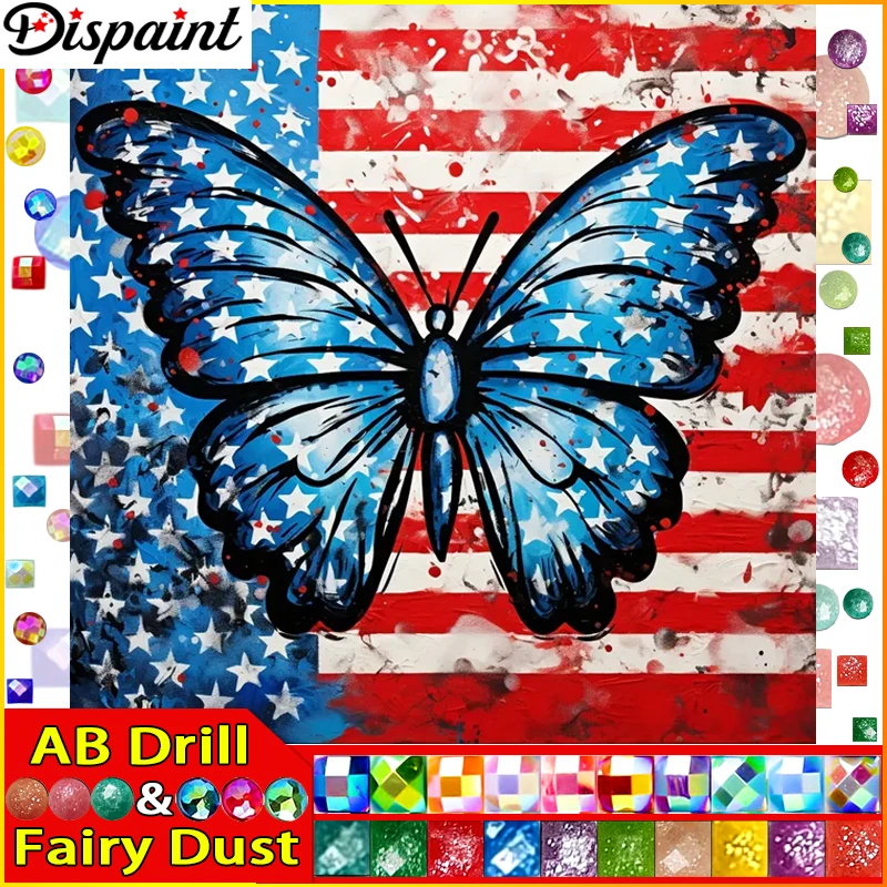 Dispaint Fairy Dust AB 5D Diamond Embroidery Needlework Kit 