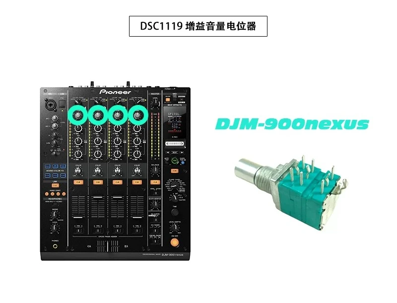 Brand New Original Pioneer DJM900NEXUS 2000 Input Gain TRIM Volume Potentiometer DCS1119