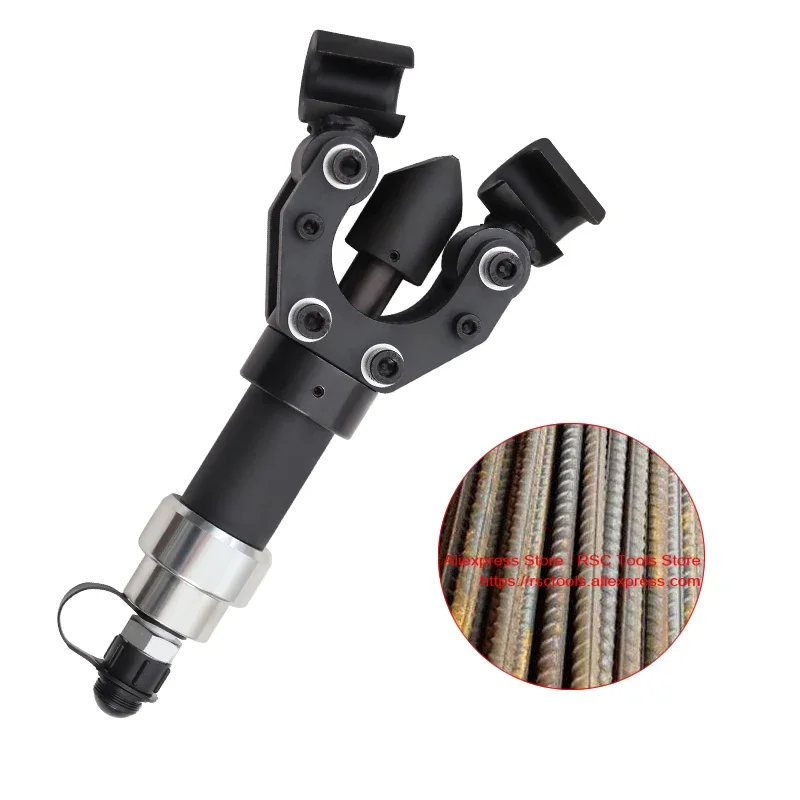 Split-Type Hydraulic Steel Bar Bender Machine for Round and Threaded Steel Bars Below 20mm, 90° Bend Angle, Bending Tool