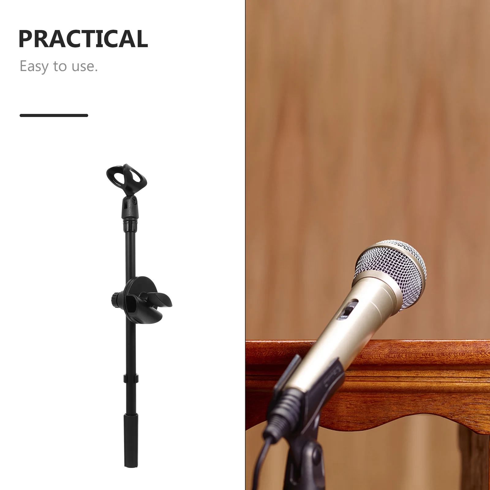 Mic Folding Type Boom Arm Stand Metal Boom Arm Cell Fall to The Ground Folding Adjustable for Home