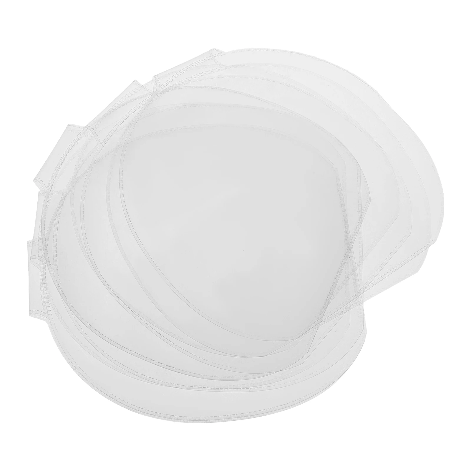 

5pcs Thick Table Protective Film Adhesive Pvc Durable Scratch Resistant For Competition Training Easy Apply Paddle Replacement