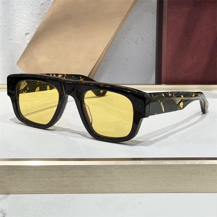 JMM новые трендовые песочные солнцезащитные очки квадратные Travl ацетатные модные популярные мужские солнцезащитные очки THUNDERCLOUD женские солнцезащитные очки 2025