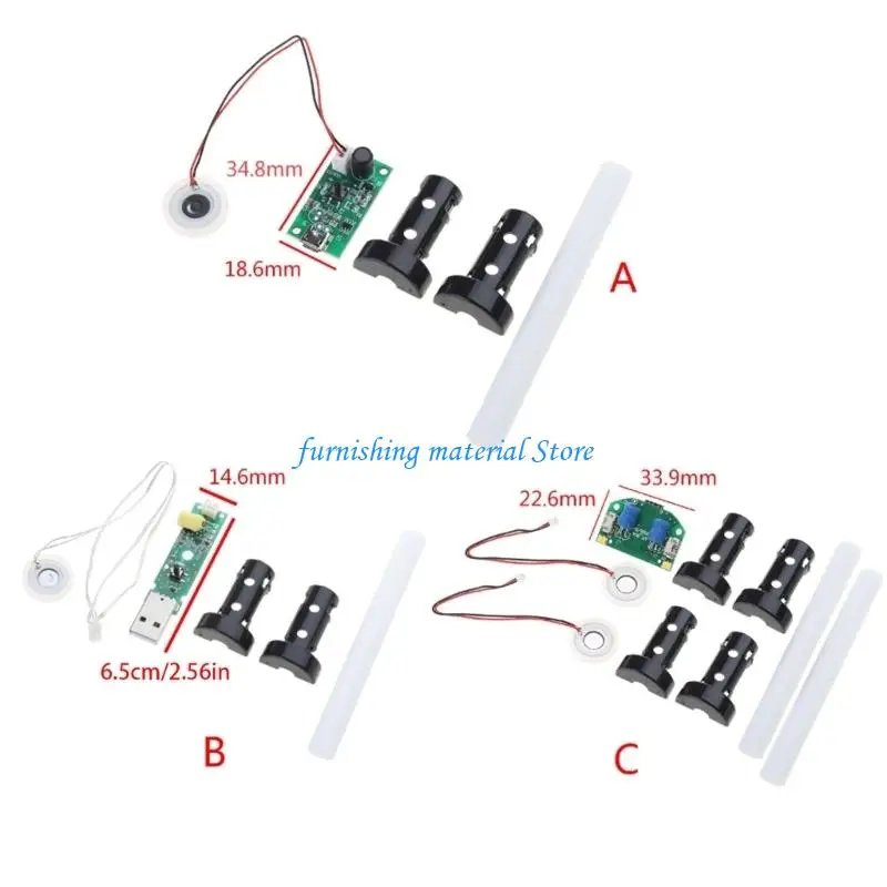 Y5GD 20mm Ultrasonic Humidifier Mist Maker USB Ceramic Atomizer Transducer Humidified Plate Accessories + PCB Module