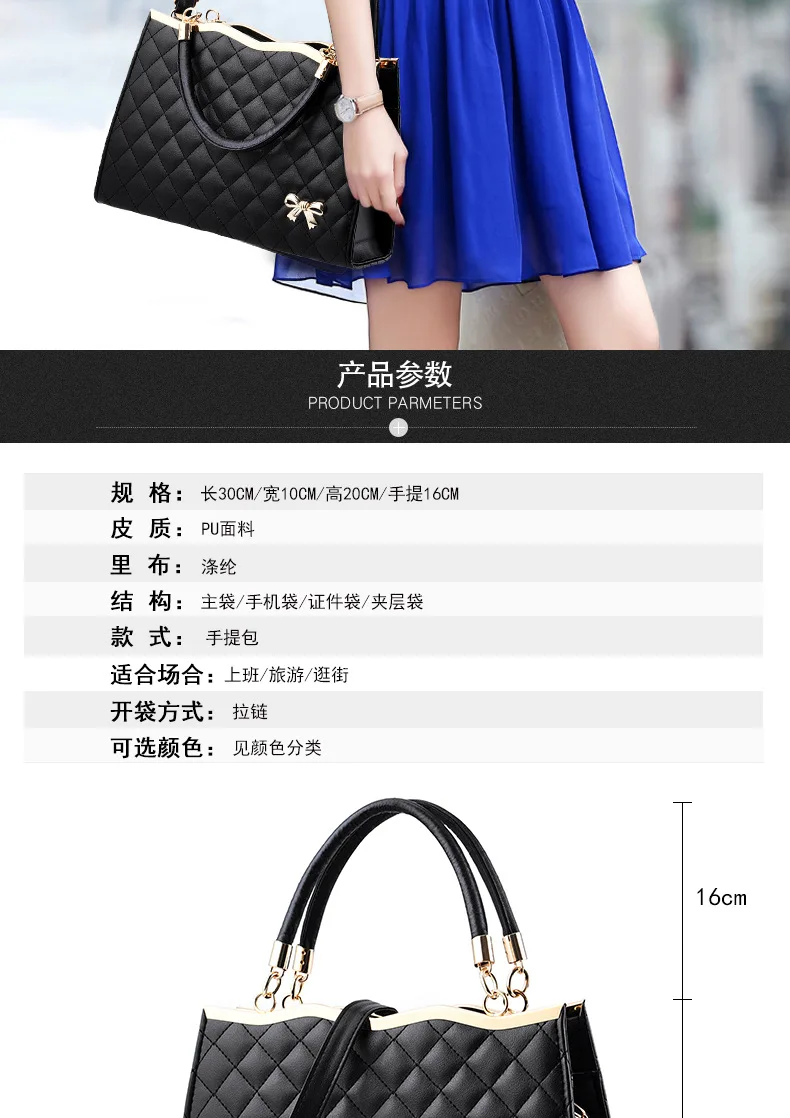 Einfarbig Mode Frauen Handtaschen Weiche Leder Tote Tasche Casual Große Umhängetaschen für Frauen Neue Schulter Messenger Taschen – Detail 8