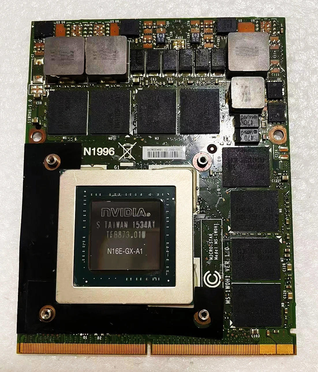 

GTX980M DDR5 8GB For GT70 GT62VR GT80 16F3 16F4 1762 1763