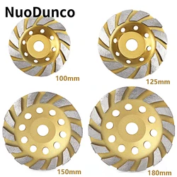 80/100/125/150/180mm Diamond Segment Grinding Cup Wheel Disc for Concrete Granite Stone Ceramic Grinding Cutting Wheel 1pc