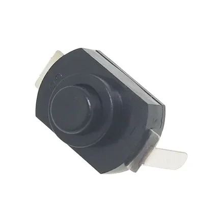 100PCS 1208YD 1288BM 1208-KD Flashlight Torch Control Switch Latching Self-locking Push Button DC30V 1A Flat Bending SMD PIN