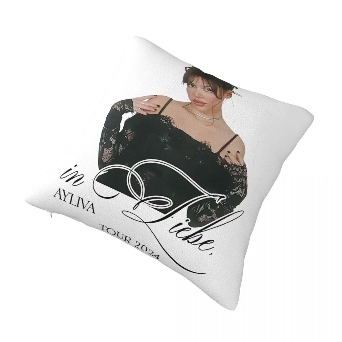 Ayliva Liebe Tour 2024 Pillow Cover Printed Cushion Cover Decorative Singer Pop Music Throw Pillow Case Cover Car Multi Size