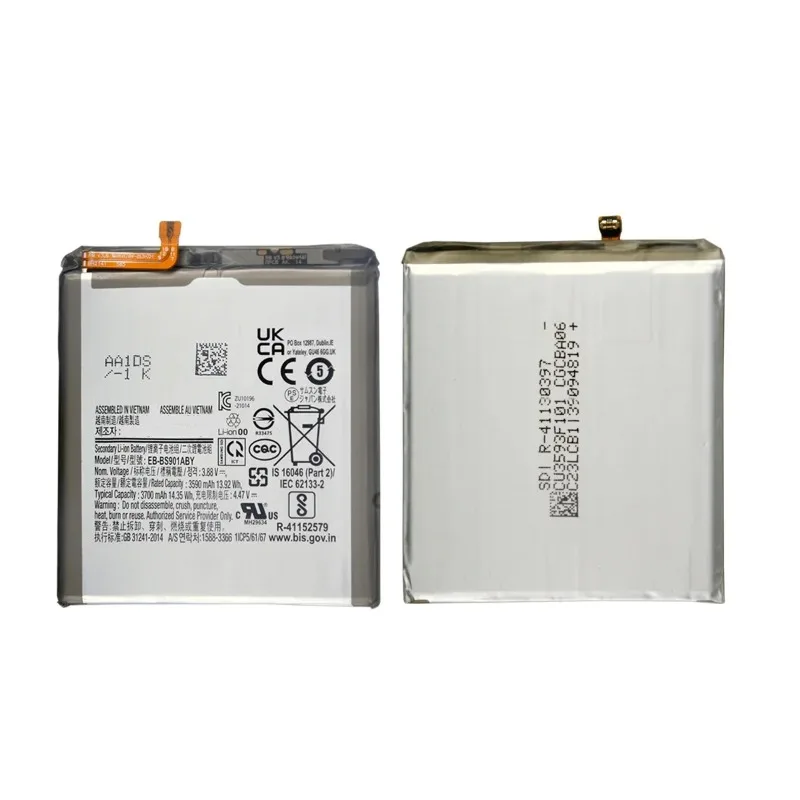 แบตเตอรี่ทดแทนคุณภาพสูง รุ่นใหม่ EB-BS901ABY ความจุ 3700mAh สำหรับ Samsung Galaxy S22