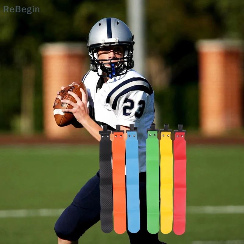 1Pc Voetbal Rugby Vlag Tag Tailleband Verstelbare Amerikaanse Stijl Voetbalwedstrijd Volwassenen En Jeugd Rugby Trainingsriem
