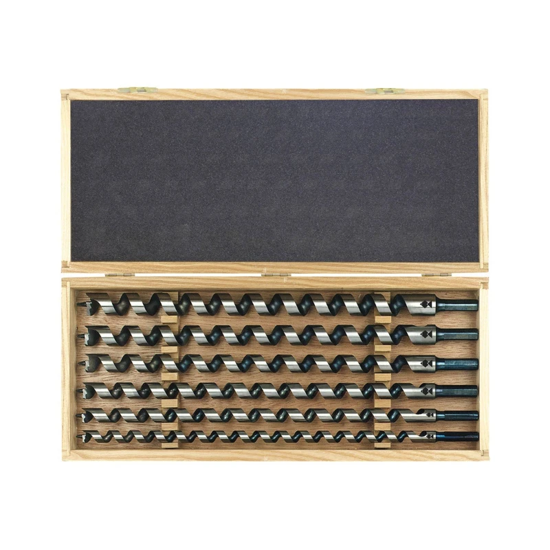 Extended auger bit set 6-piece woodworking drilling branch drill 650mm