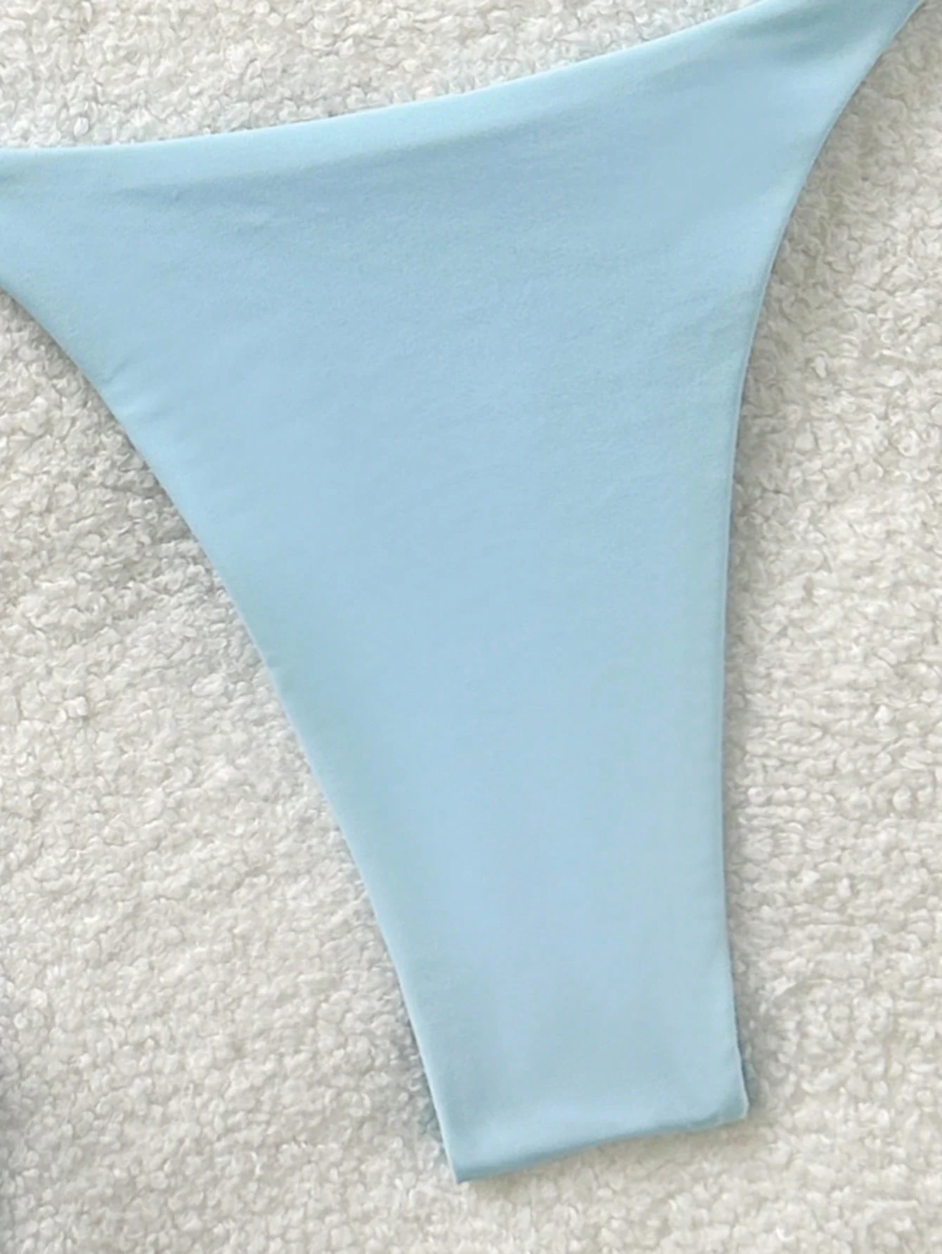 

Women's Solid Color Halter Tie String Bikini Two Piece Swimsuit Set