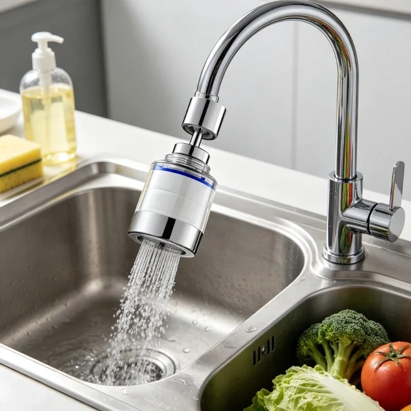 Household Kitchen Sink Faucet Filter Nozzle Accessories Suitable for Daily Water Treatment in Households