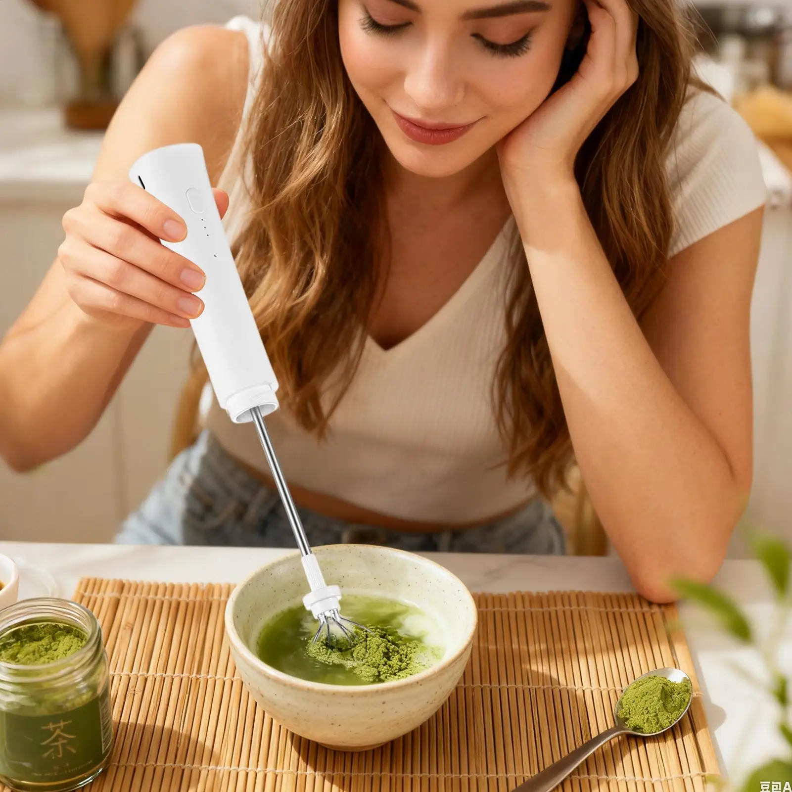 

Перезаряжаемый блендер для напитков, ручной миксер для домашнего кафе, утреннего выходного дня, ужина, вечеринки, праздника, сбора, пикника