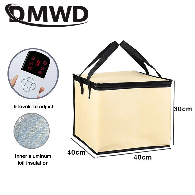 Caja de fermentación de masa de pan, máquina para hacer yogur, temperatura ajustable, arroz, vino, Natto, almohadilla de fermentación, calentador de comidas a prueba de elevación, 50L