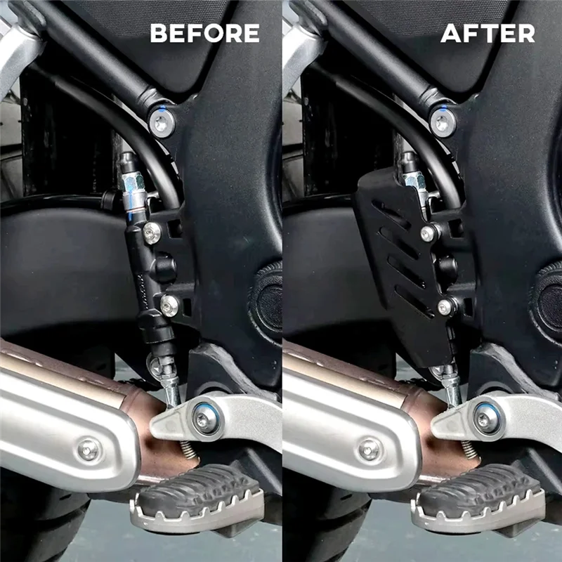 ل KOVE 800X Pro/سوبر مغامرة دراجة نارية الفرامل الخلفية أسطوانة رئيسية غطاء حماية مضخة حامي مجموعة الإكسسوارات