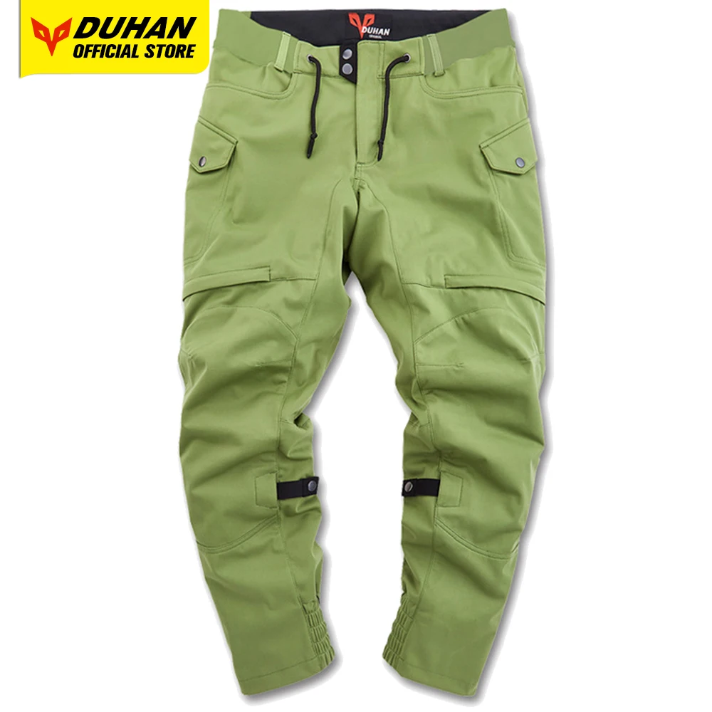 

DUHAN Motorcycle Pants Summer Breathable Motorbike Pants Waterproof Moto Equip Knee Protective Motocross Pants Men