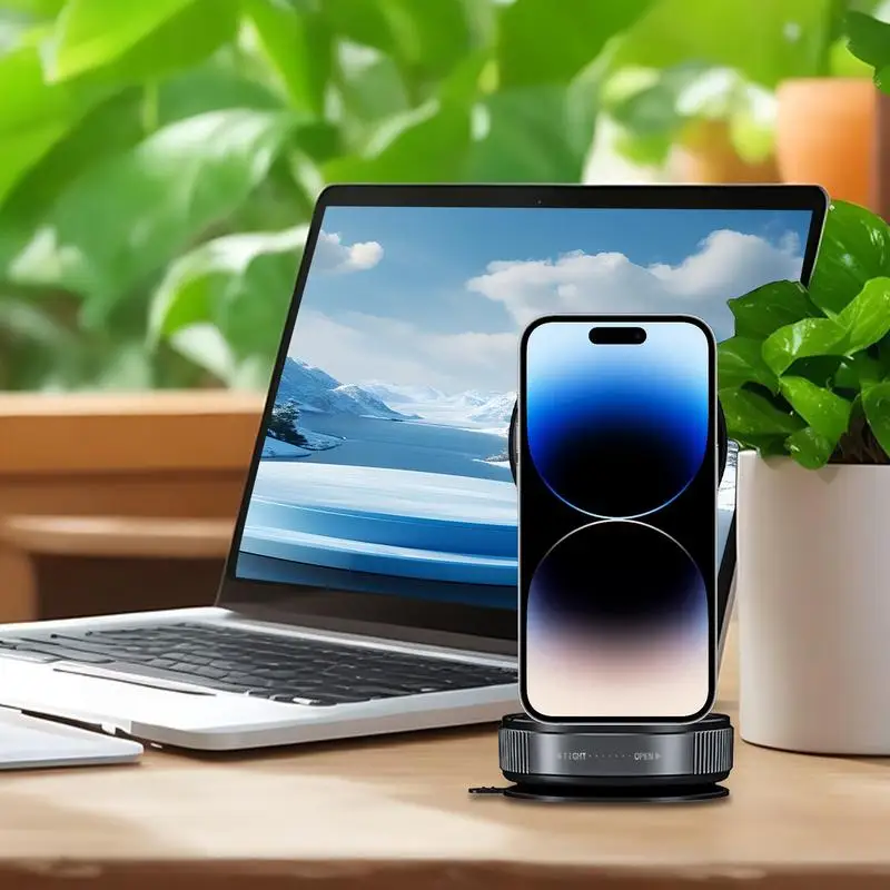 

Vacuum Magnetic Suction Phone Holder Car Magnetic Phone Suction Cup Holder 360-Degree Rotating Automotive Cellphone Mount