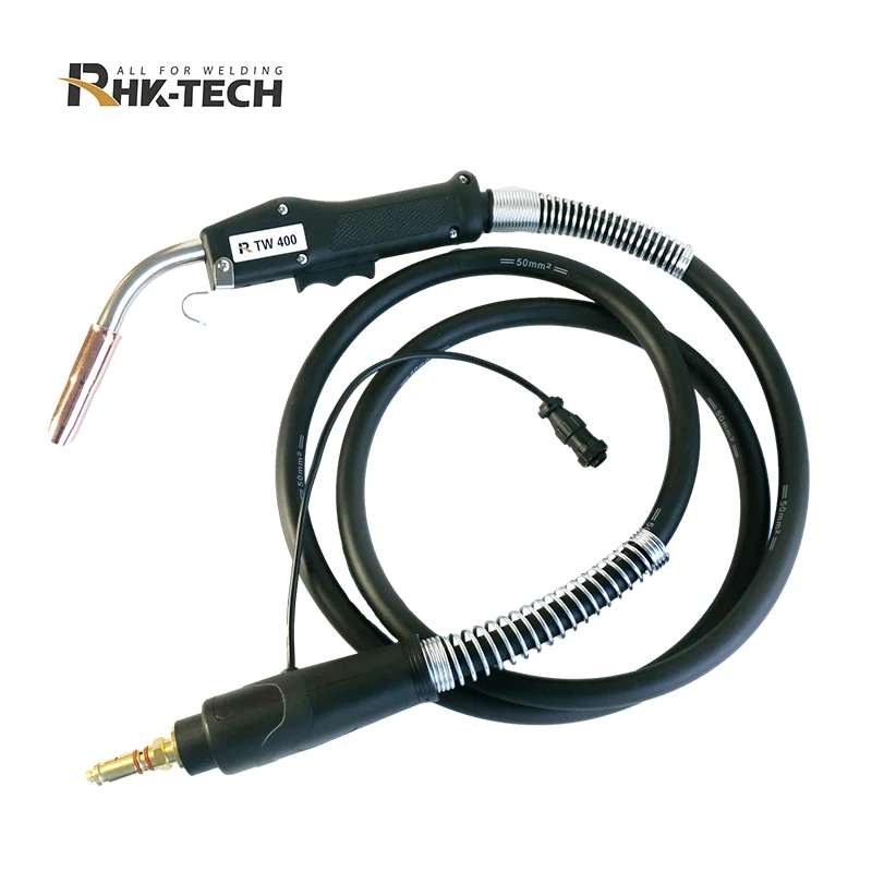 RHK TECH Portable Custom TW400  Cooled 400Amp CO2 MIG Welding Torch TW MIG  with Continental Adapter for TW