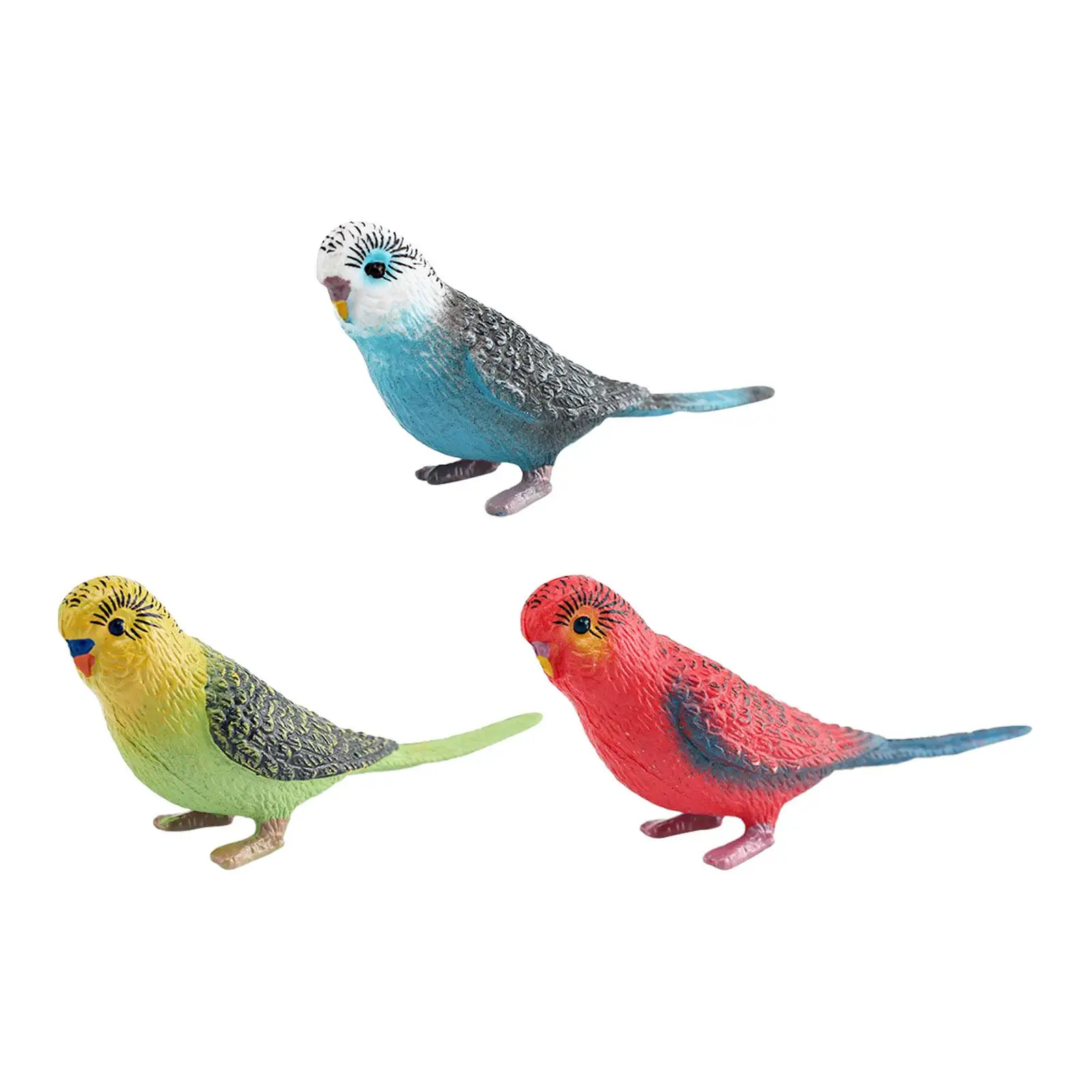 Bird Statue Ornament Bath Toys Teaching Aids Learning Tools Desktop Decoration