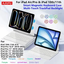 Backlight Magic Keyboard for iPad Pro 11 13 M5 2025 Case for iPad Air 11 13 Inch 2026 M4 M3 M2 Case Pro 13 11 M4 Smart Cover