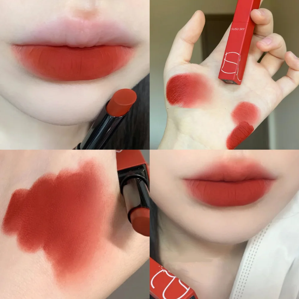 6 Colors Lipsticks Long Lasting Moisturizing Lip Glaze Waterproof Lip Ink Lip Gloss Sexy Lip Tint Makeup Korean Cosmetics