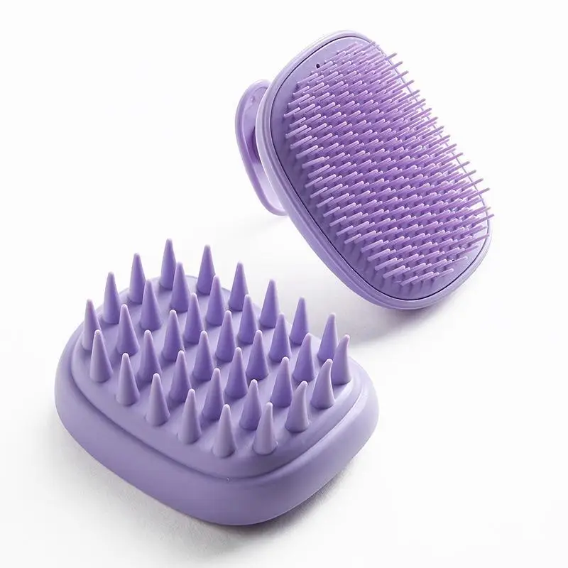 ABS Shampoo Scalp Brush Soft Double Bristles Deep Clean Scalp Massager Relax Hair Washing Daily Care Tool