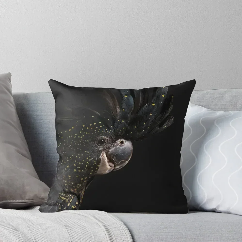 Red-tailed Black Cockatoo #2 Throw Pillow Decorative pillow case Sofa Covers pillow