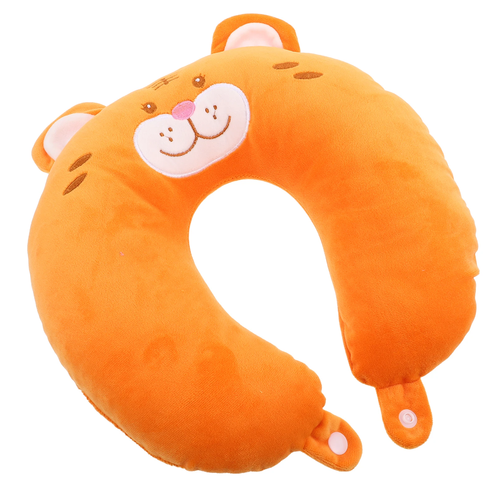 

Cute U-Shaped Travel Neck Pillow Tiger Animal Design Airplane Car Office Rest Support Lightweight Pillow For Sleeping Flying