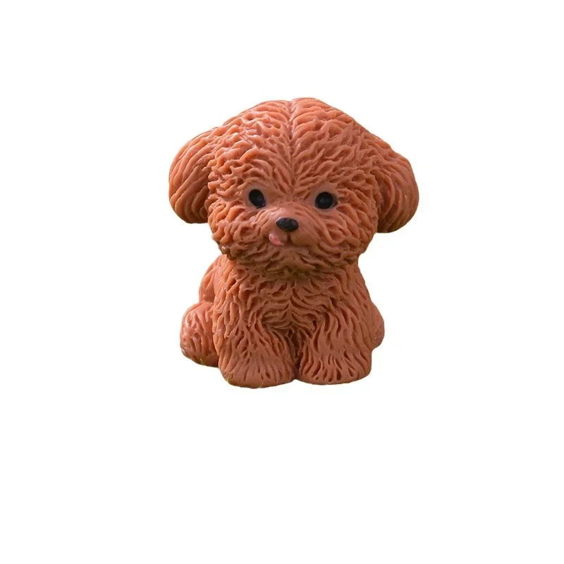 Great Gifts 3D Cute Puppy Shoe Charms Decorations Brown Teddy Dog Buckles For Sandals Clogs Cartoon Accessies Festival Surprise image 6