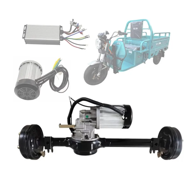 electric tricycle DC motor rear axle with 1500 watt motor