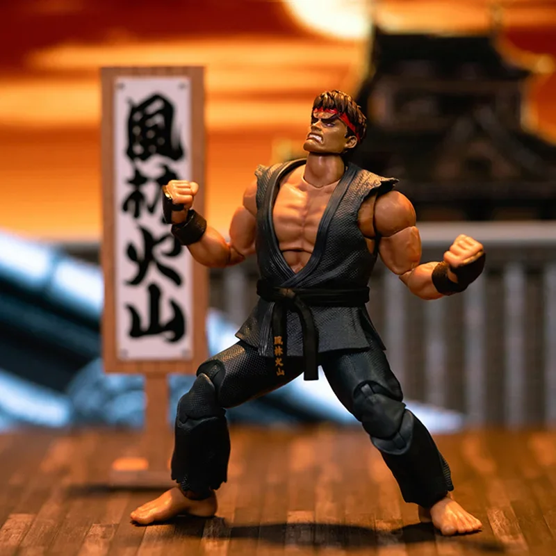 Spot Genuine Jada Toys 1/12 Street Fighter 2 Evil Ryu Long Arm Action Figure Model Toy Gifts Cartoon Decor Trendy Surprise Gift