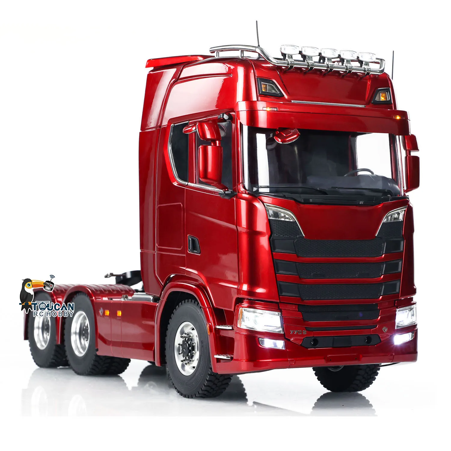 MD 770S 1/14 RC جرار شاحنة مقطورة 6X6 شاحنة Tamiyaya مع أبواب قابلة للفتح ضوء نظام الصوت التحكم عن بعد نموذج جرار #2