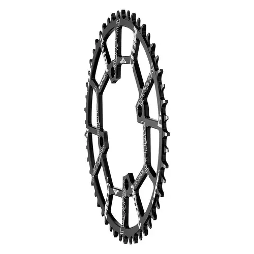 Imagen 2 del producto MOTSUV 104BCD con pernos negro 40T 42T 44T 46T 48T 50T 52T rueda de cadena de bicicleta de montaña MTB platos y bielas plato redondo ancho estrecho