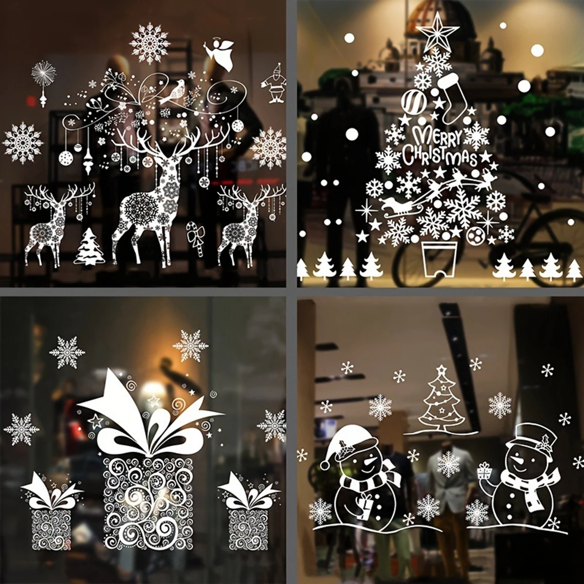 Snowflake Window Decal - 1 Adesivo de Natal para Janela,