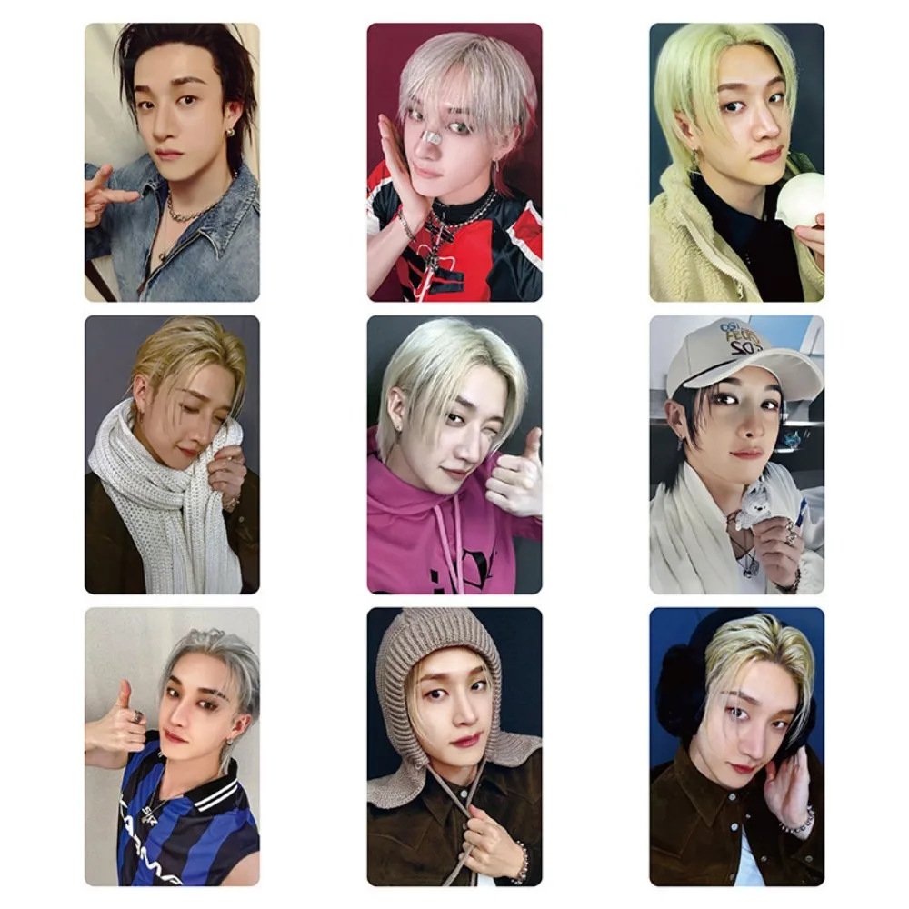 

KPOP 8PCS Stray Kids DO IT SKZOO KARMA Lee Yong-Bok Hyunjin BangChan Han Truth Album Photo Card LOMO Card Toy Gift