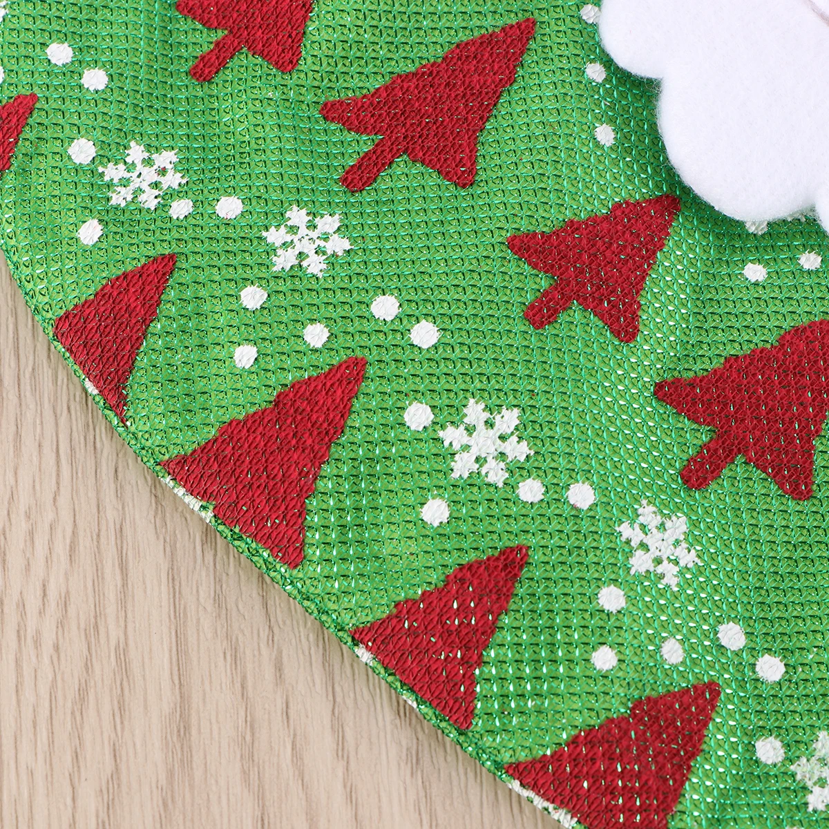 

Reusable Fabric Christmas Candy Bags Santa Claus Drawstring Gift Treat Bag Goodie Bag Pocket Sweet Candy Xmas Stocking Handbag C