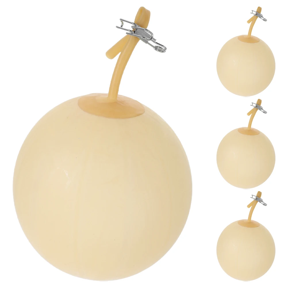 4pcs Gas Sampler Inflatable Device Latex Sampling Bladder Tool Beige Laboratory Rubber Gas Collection Equipment Versatile