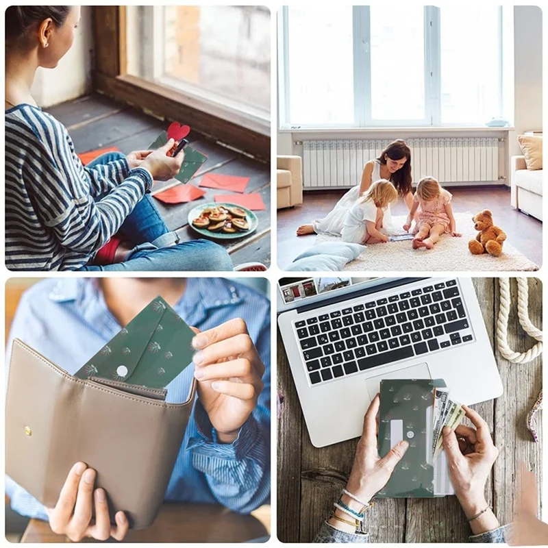 Envelope impermeável do orçamento do dinheiro, Envelopes plásticos reutilizáveis do dinheiro, Envelopes do dinheiro para o orçamento e a poupança