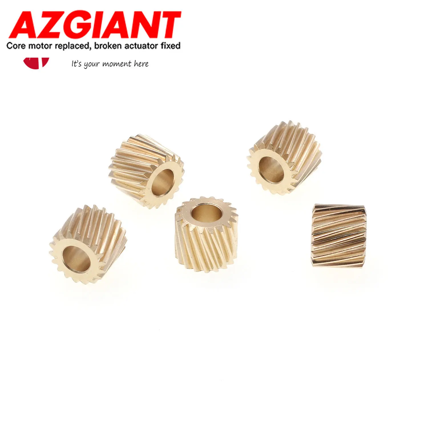 AZGIANT 5pcs 18/17Teeth Copper Parking Brake Actuator Gear Handbrake Module Motor For BMW X5 E70 X6 E71 E72 Engine Accessories