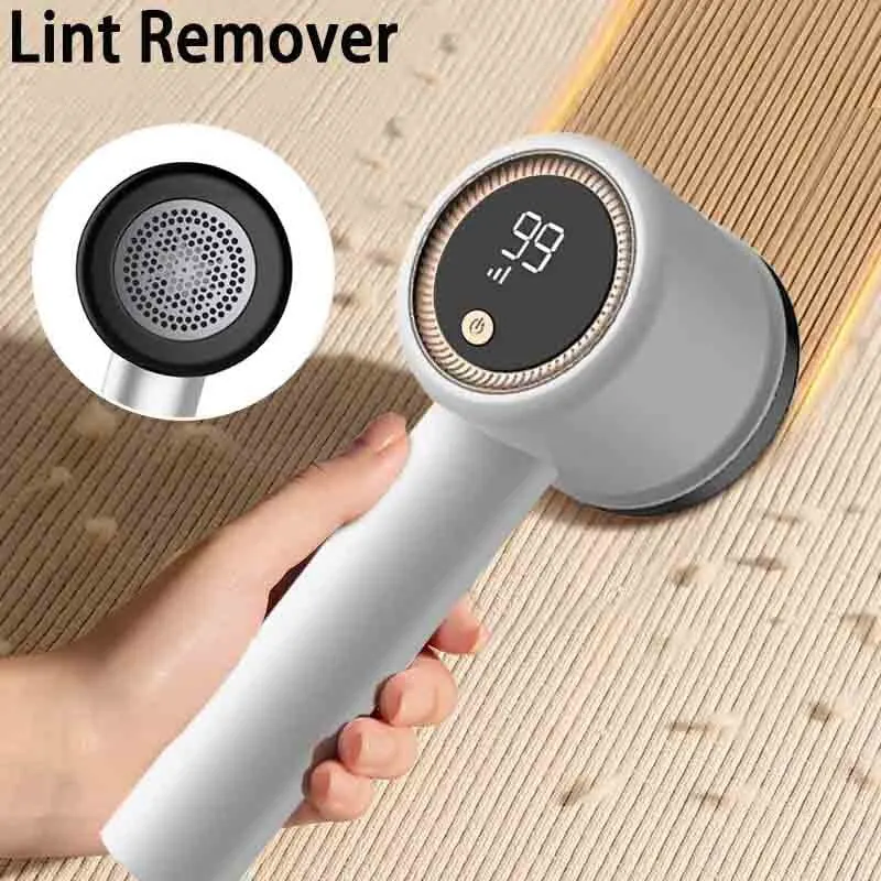 Lint Remover For Clothing Electric Pellet Fluff Sweater Fabric Shaver Fuzz Trimmers USB Rechargeable Home Supplies