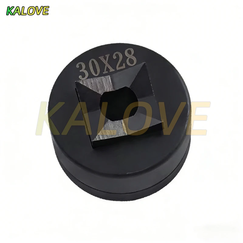 [Customized] 30x28mm Rectangular Hole / 25x22mm Slotted Hole Knockout  Punching Die for SYK-8A / SYK-8B / SYK-15 / SYK-30