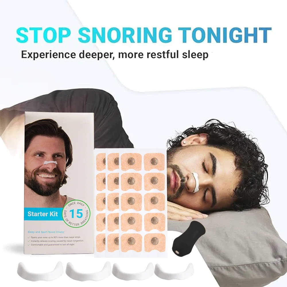 Sport Nasal Dilator Sleep Nasal Breathing Dilators Starter Kit Nose Breathe Strips Magnetic Nasal Strips Reduce Snoring