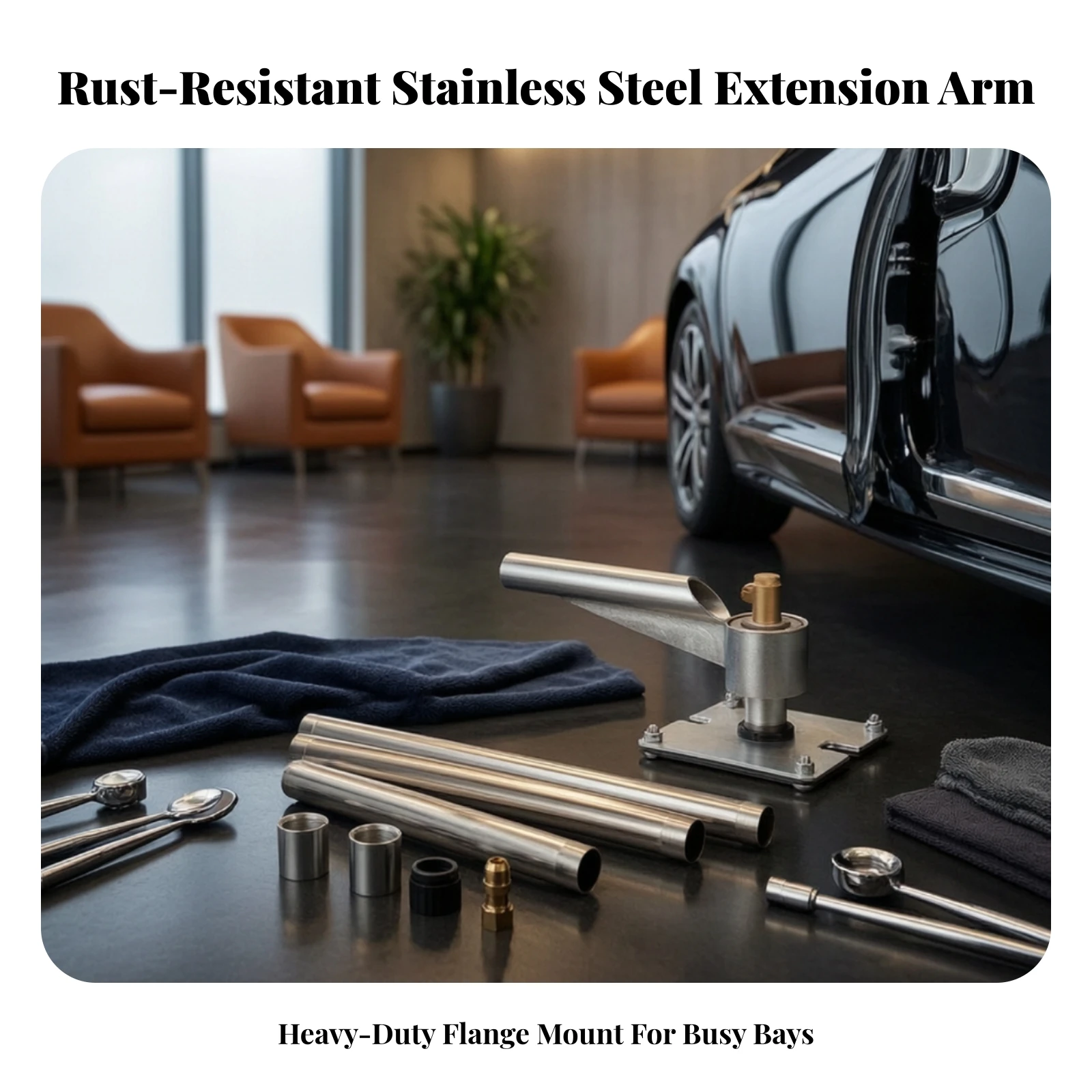 Pressure Washer Accessory Heavy-Duty High-Pressure Car Wash Swivel Arm Swivel Joint with 360 Degree Rotation Long-Lasting