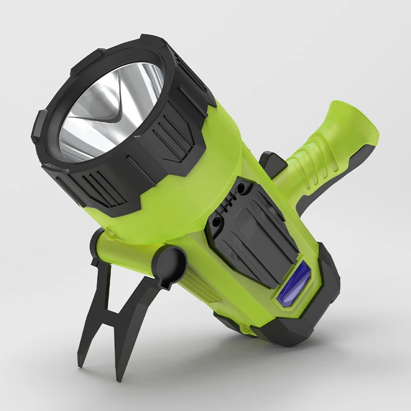 800 W 12000 mA superhelle LED wasserdicht wiederaufladbar Doppelkopf-Suchscheinwerfer Handtaschenlampe Arbeitslicht Scheinwerfer Flutlicht