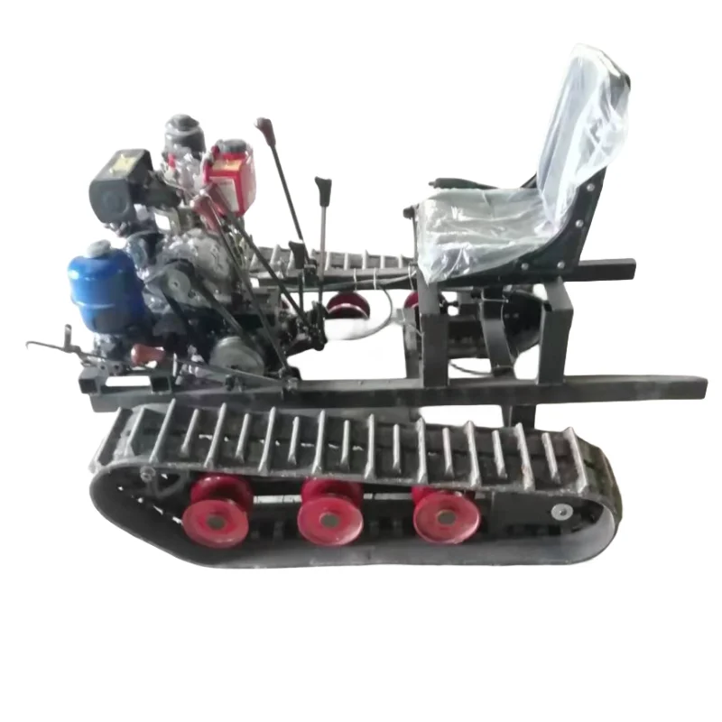 Remote Control Electric Crawler Rubber Tracked Carrier Chassis Undercarriage